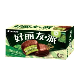 好丽友派清新抹茶本味6P 216g